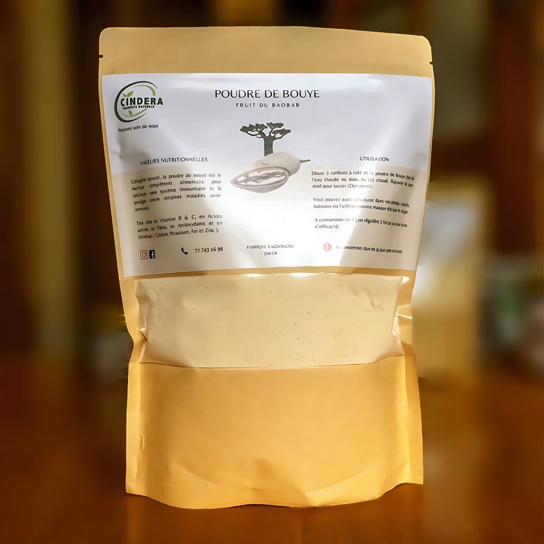 Poudre de baobab ( Bouye ) - 500 gr