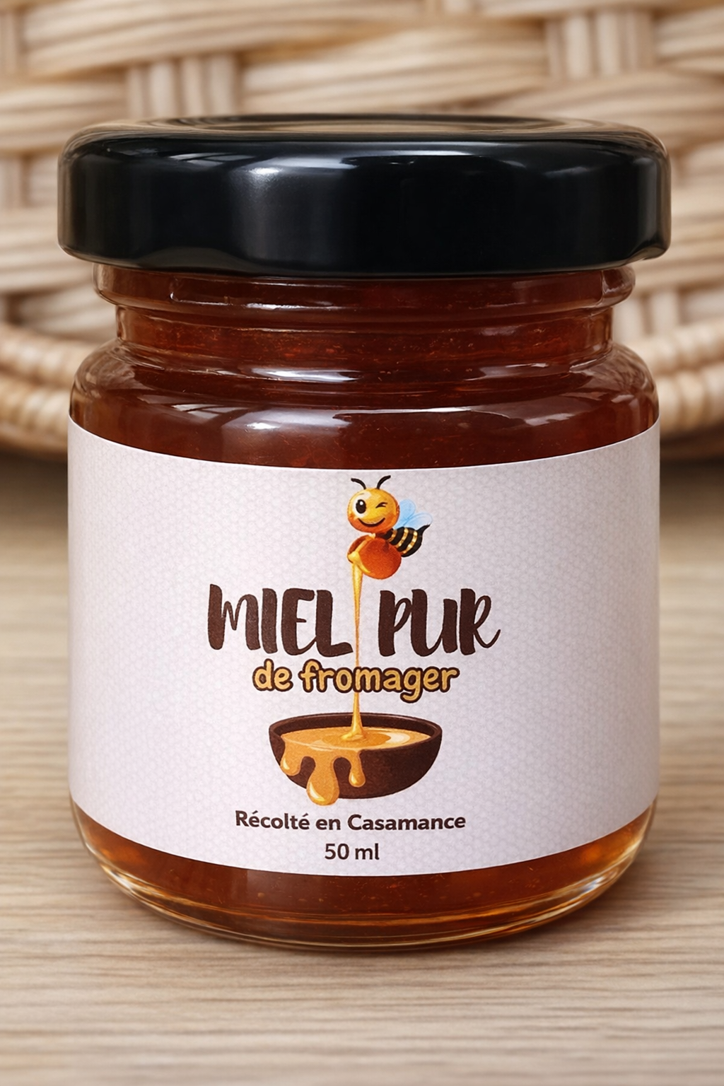 Lot de 10 pots 50 ml - Miel pur de fromager